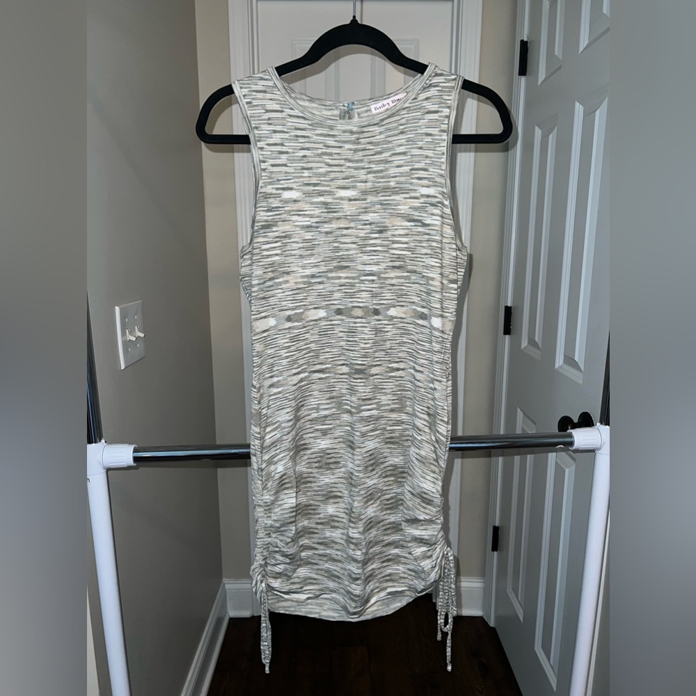 Boutique Side Tie Mini Dress